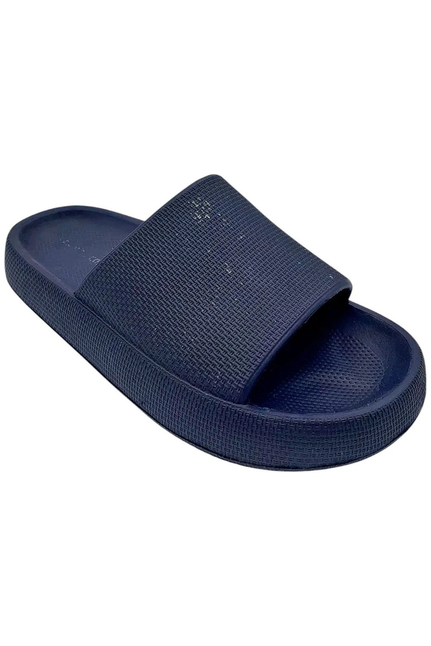 Kenneth Cole New York Men's Mello Eva Slide Sandal Navy - Medium
